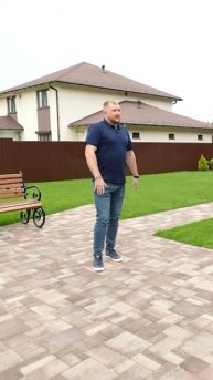 ЛАНДШАФТНЫЙ ДИЗАЙН. Делаем по проекту. #брусчатка #тро?