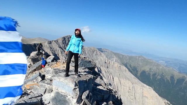 Панорама от връх Митикас  Олимп/ View from Mytikas in Olympus