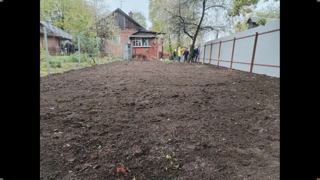 Расчистка участка, газон