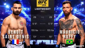 БЕНУА СЕН-ДЕНИ ПРОТИВ МАУРИСИО РУФФИ ПОЛНЫЙ БОЙ UFC 315