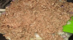 Блины с фаршем и сыром