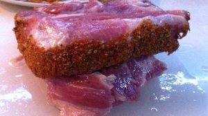 Стейк из свининой шеи