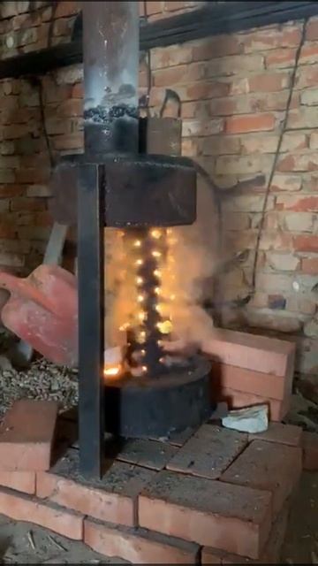 Печка на масле отработке.