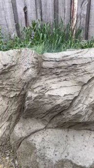 Цветочная клумба из арт бетона студия GooDecor #имитацияс