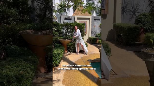 Красивый маленький сад с водными элементами😍