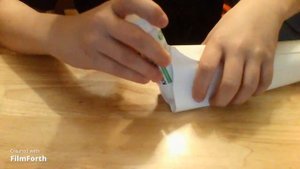 Как сделать хлопушку из бумаги! Очень просто и быстро!