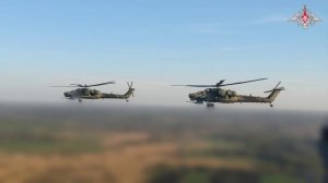 Боевая работа экипажей Ми-28НМ