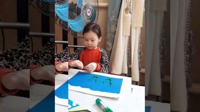 Қол өнер Жұмабай Айша 1"Е"сынып оқушысы.