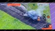 Кадры объективного контроля у границы Курской области