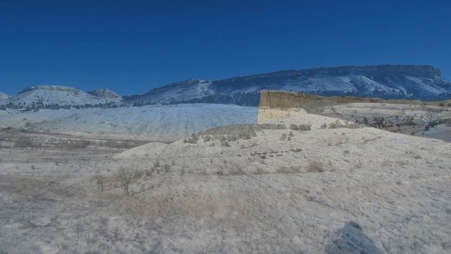 КРЫМ в СНЕГУ 2024..БЕЛОГОРСК .Небольшая прогулка к Белой Скале.