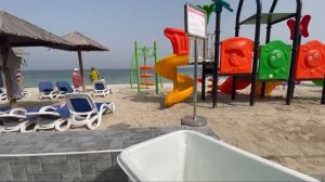 #8 ОАЭ 🇦🇪. Обзор пляжа отеля Ramada by Wyndham Beach Hotel Ajman 4*. Июнь 2022