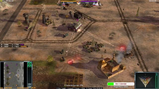 "Easy General 6 Новогодний"  DanARM vs FAS | Матч достойный финала WS2022! | GENERALS ZERO HOUR