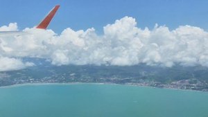 Красивейший взлёт из Сочи. Летим вдоль побережья.