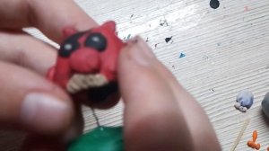 Как слепить из пластилина Скин Джексона /Chiken Gan/ #чикен_ган #чикен #видеолепка !!!!!🐔🐔