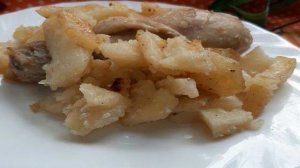 Курица с картошкой в сметане