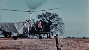 демонстрационный полёт вертолёта VS-300, 1941 год.