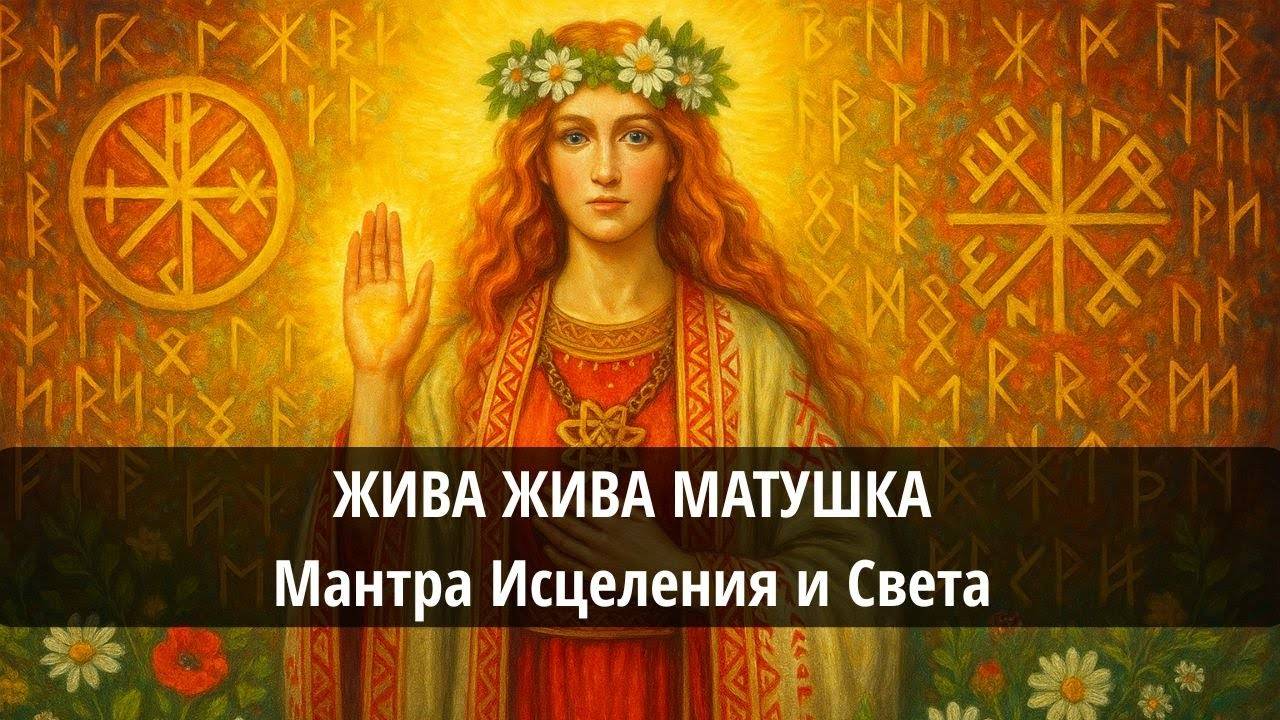 Мантра Исцеления и Света: ЖИВА ЖИВА МАТУШКА | Женская Сила и Энергия Жизни
