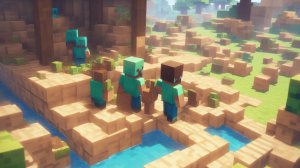 Майнкрафт: Вдоль берега — водное путешествие у побережья 🌊🚤