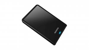 Черный переносной внешний жесткий диск 1 ТБ с USB для ноутбука