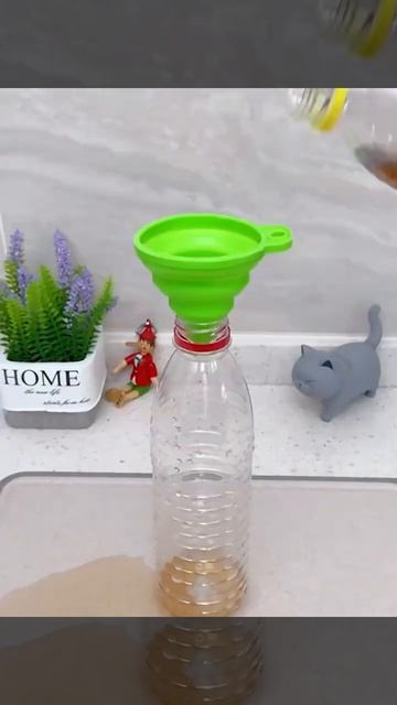 Силиконовая складная лейка, воронка трансформер для ? смотреть онлайн