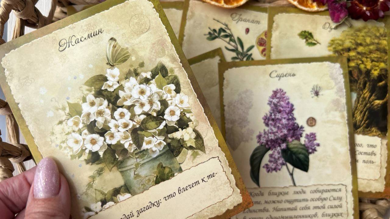 ⚡✨НОВАЯ КОЛОДА ХРАНИТЕЛЬНИЦЫ САДА🥀🪻🌻 ОБЗОР И ПРАКТИКА 💖❤️🔥🌞