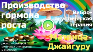 🎧🧠Производство гормона роста. Матрица. Виброакустическая терапия с Джайгуру. 💻ВАУ "Партнёр-Ол"