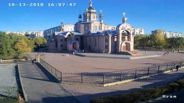 Храм, вебкамера, Северодонецк смотреть онлайн