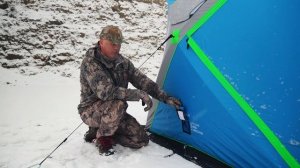 ❄️Трехслойная палатка для зимней рыбалки HIGASHI  Pyramid Ext