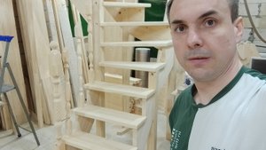 Деревянная лестница на заказ
