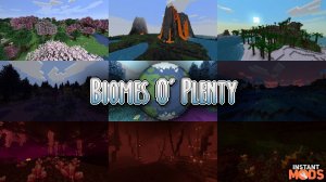 ОБЗОР МОДА BIOMES'O PLENTY | 70+ НОВЫХ БИОМОВ!