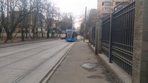 Трамвай Витязь-М номер 31066. Нет посадки, и Трамвай Витя?