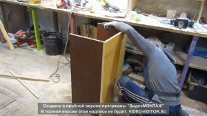 Короб для Сабвуфера своими руками из шкафа деда.A box for a subwoofer with your own hands