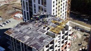 Ход строительства ЖК «Чемпион парк», апрель 2025 г.