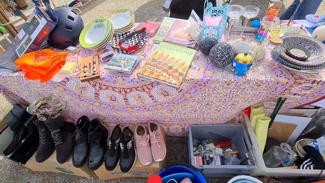 Блошиный рынок-огромная Барахолка в Германии, что продают Koblenz Städtische Flohmarkt 13.04.24. 1Ч