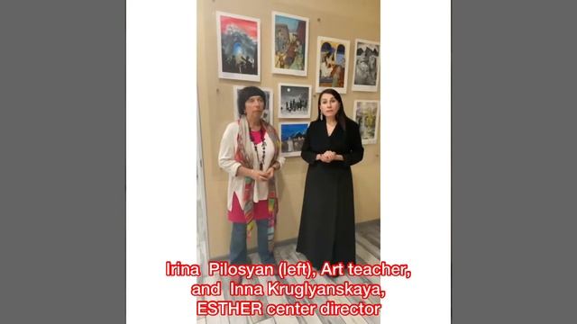 ВЫСТАВКА ДЕТСКИХ РИСУНКОВ 2020-2021 В ЦЕНТРЕ ЭСТЕР. ART EXHIBITION 2020-2021 AT ESTHER CENTER