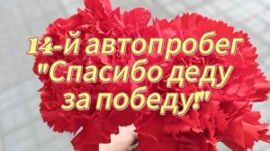 14-й автопробег "Спасибо деду за победу!"