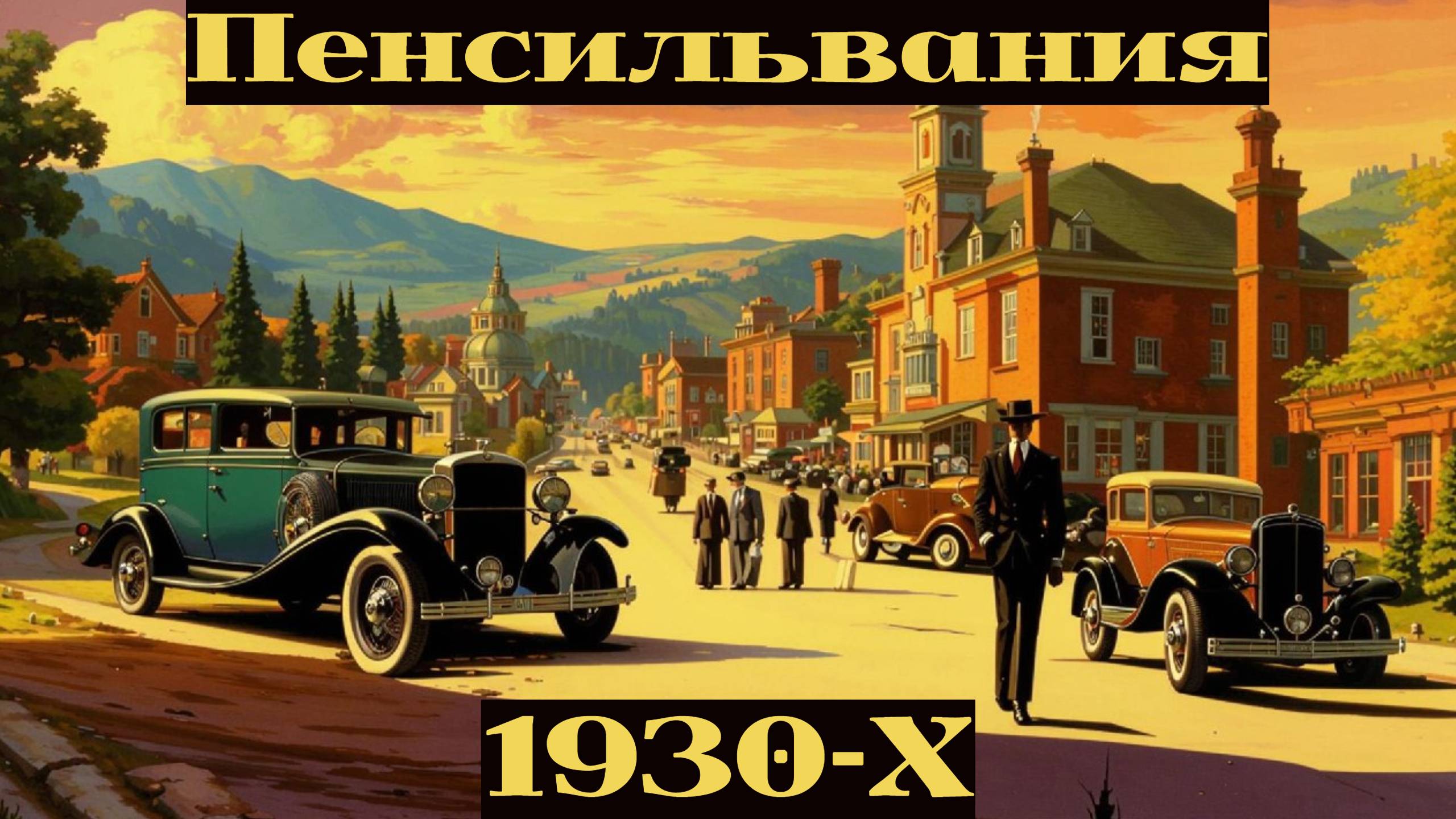 Пенсильвания 1930-х годов в цвете. (NASS)
