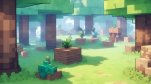 Майнкрафт: Лес в дело — добываем дерево для большого проекта 🪓🏗️🌲