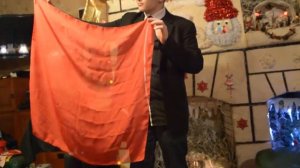 Фокус полет шара в  платке