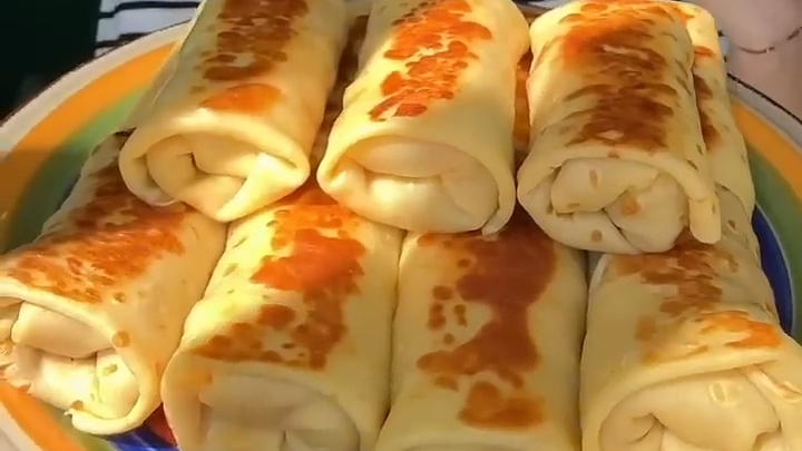 Блинчики с капустой...🥞😋    Рецепт в описании ✍️