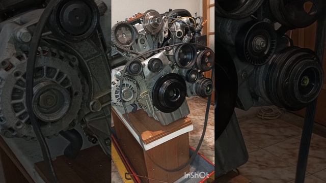 Обводной ремень Mercedes м104 с36 AMG, 280 hp. Метки ГРМ.