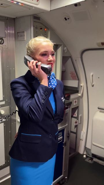 Старший бортпроводник Каролина красиво приветствует смотреть онлайн