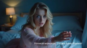 Ночной монолог.Анна Бахмат.