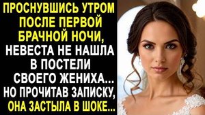 Проснувшись утром после первой брачной ночи, невеста не нашла в постели своего жениха... Но прочитав