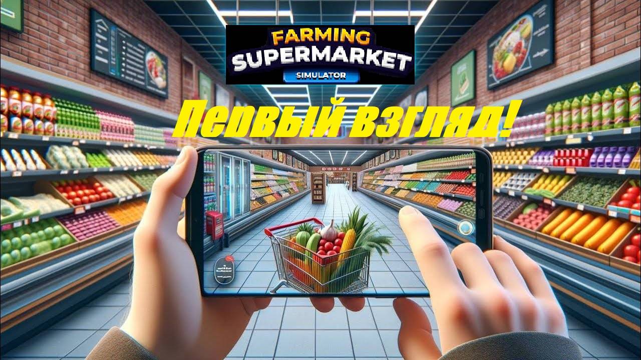 Первый взгляд Farming & Supermarket Simulator #1