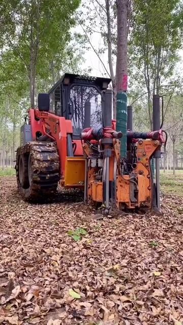 Daraxt ekuvchi mashina!/Машина для посадки деревьев!/Tree planting machine!