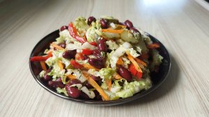 Вкусный салат из пекинской капусты на скорую руку! Этот салат бесподобен! Новый рецепт салата!