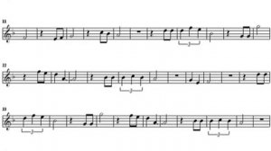 А белый Лебедь на  пруду Ноты