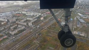 посадка в аэропорту Хабаровск