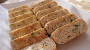 Традиционная корейская кухня: Чамчи керан мари (참치계란말이) или яичный рулетик с тунцом
